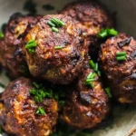Easy Ground Beef Air Fryer Meatballs 4 Easy Ground Beef Air Fryer Meatballs