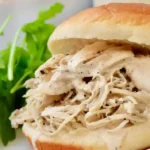 Alabama White Sauce Pulled Chicken Sandwiches 4 Alabama White Sauce Pulled Chicken Sandwiches