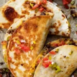 Cheeseburger Quesadillas 4 Cheeseburger Quesadillas