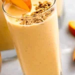 Banana Peach Protein Smoothie 4 Banana Peach Protein Smoothie