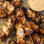 Creamy Bang Bang Chicken Skewers 4 Creamy Bang Bang Chicken Skewers