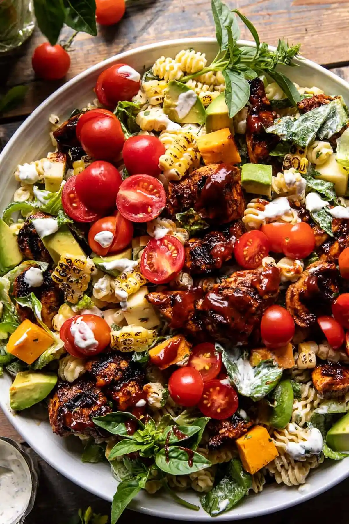 BBQ Chicken Ranch Pasta Salad 3 Recipe image