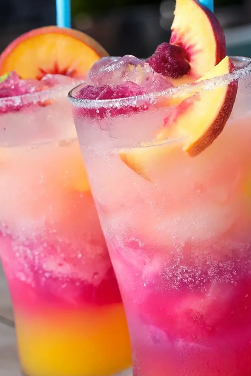 Tropical Peach Lemonade Sunset 3 Recipe image