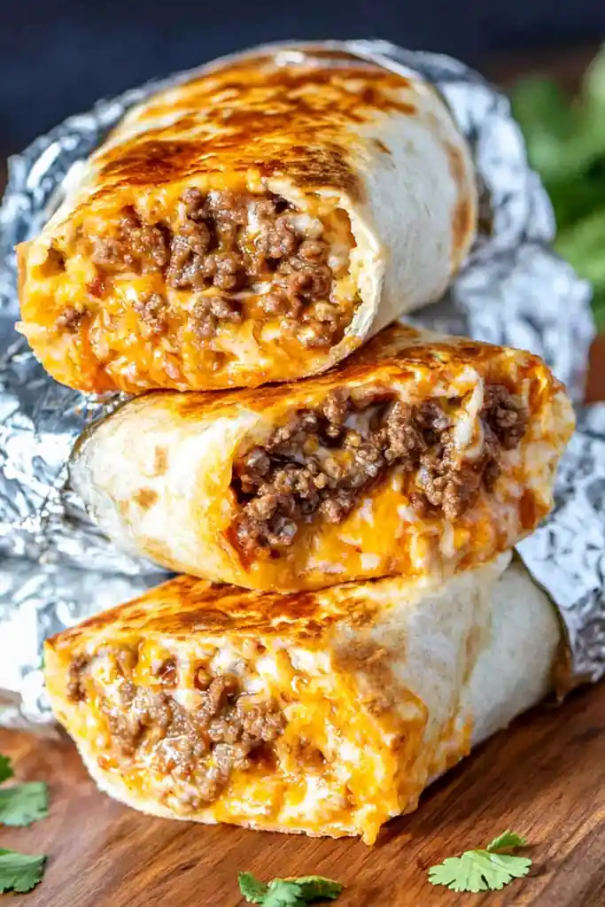 Freezer-Ready Beef and Bean Burritos 3 Recipe image