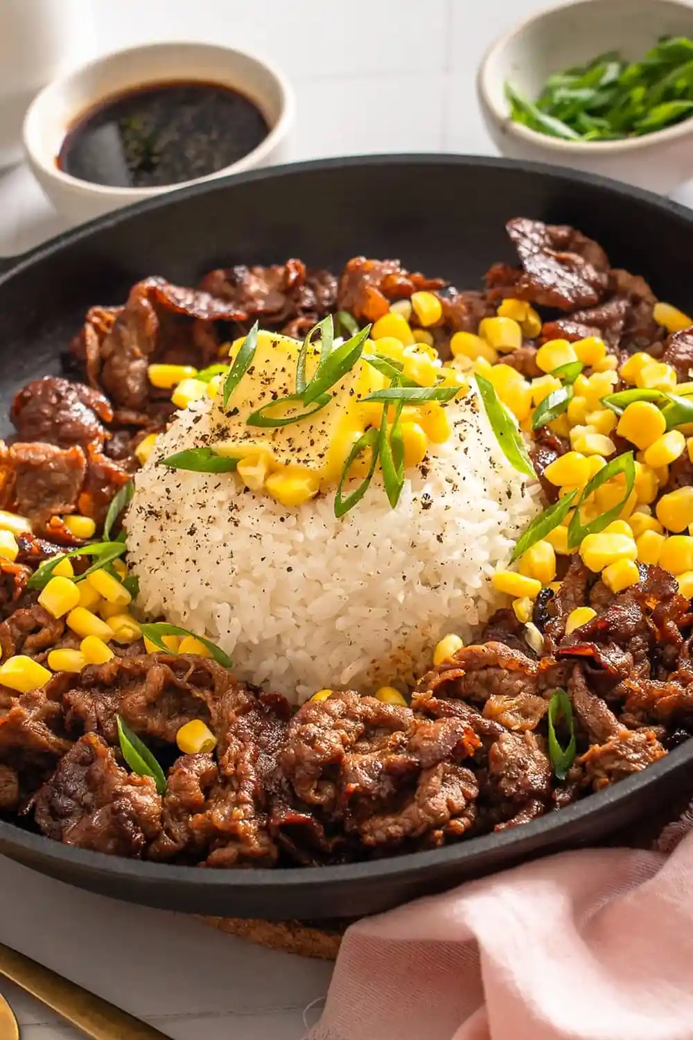 Savory Beef Pepper Rice 3 Recipe image