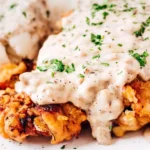Crispy Golden Chicken Fried Steak with Savory Beef Gravy 4 Crispy Golden Chicken Fried Steak with Savory Beef Gravy