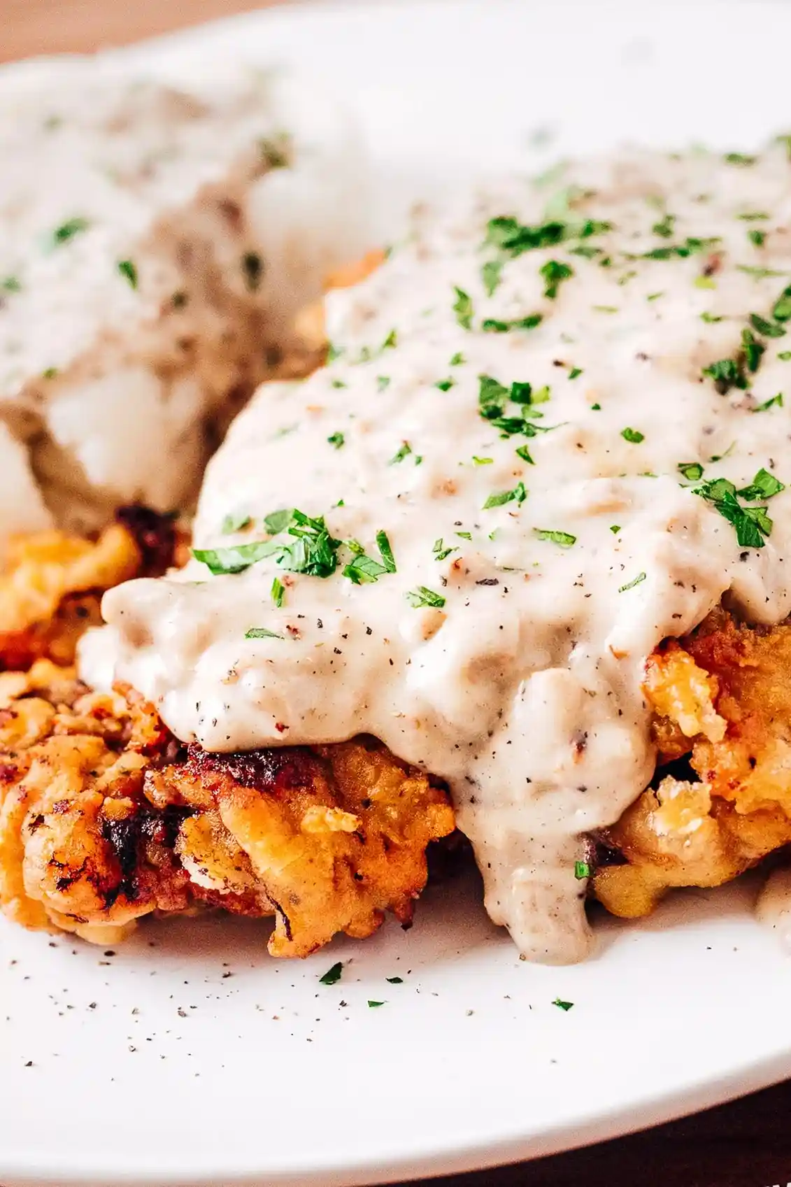 Crispy Golden Chicken Fried Steak with Savory Beef Gravy 3 Recipe image