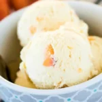 Homemade Creamy Peach Ice Cream 4 Homemade Creamy Peach Ice Cream