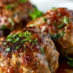 Juicy Oven Baked Beef Meatballs 4 Juicy Oven Baked Beef Meatballs