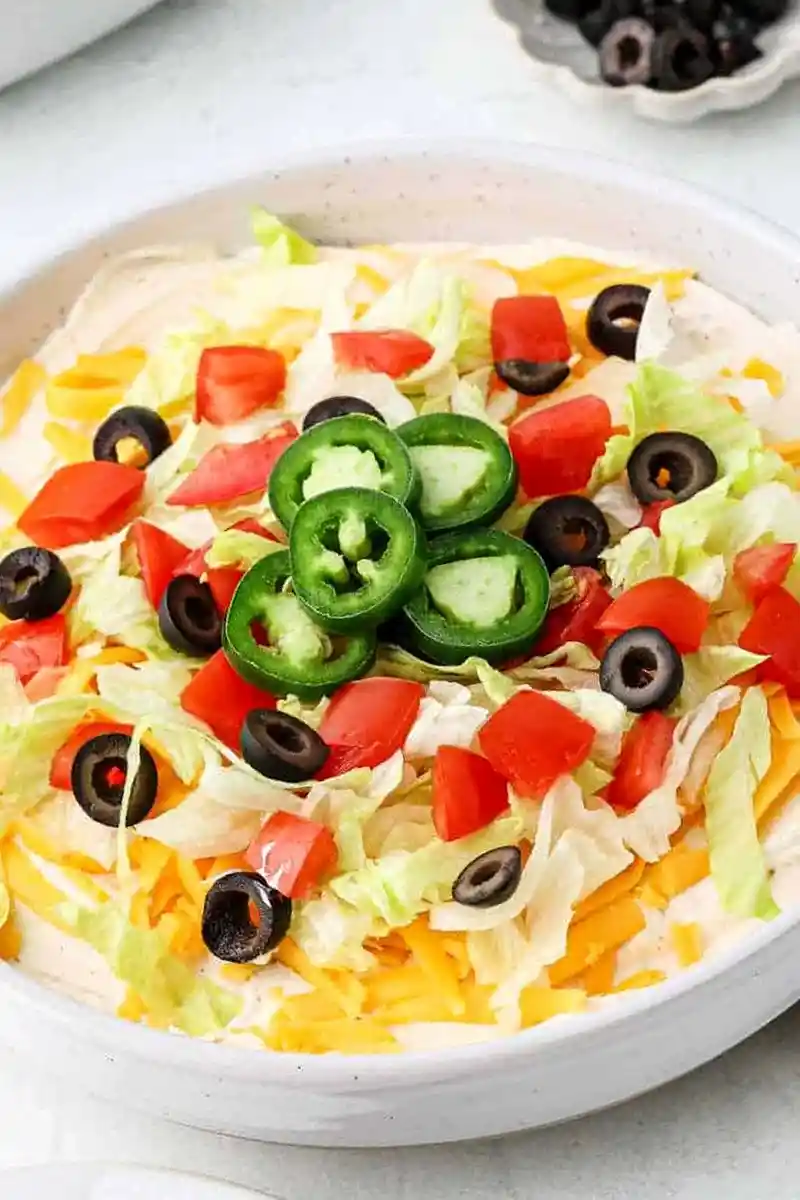 Creamy Taco Party Dip 3 Recipe image