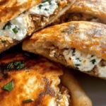 Crispy Chicken and Feta Pita Pockets 4 Crispy Chicken and Feta Pita Pockets
