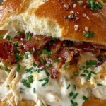 Creamy Ranch Chicken Sandwiches with Turkey Bacon 4 Creamy Ranch Chicken Sandwiches with Turkey Bacon