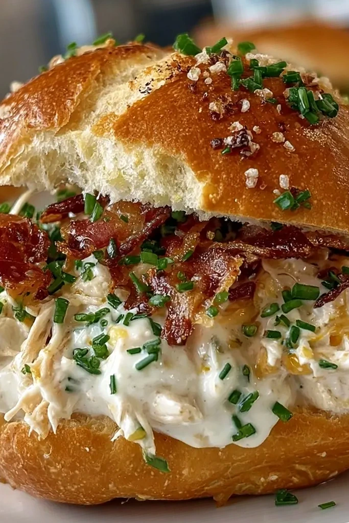 Creamy Ranch Chicken Sandwiches with Turkey Bacon 3 Recipe image