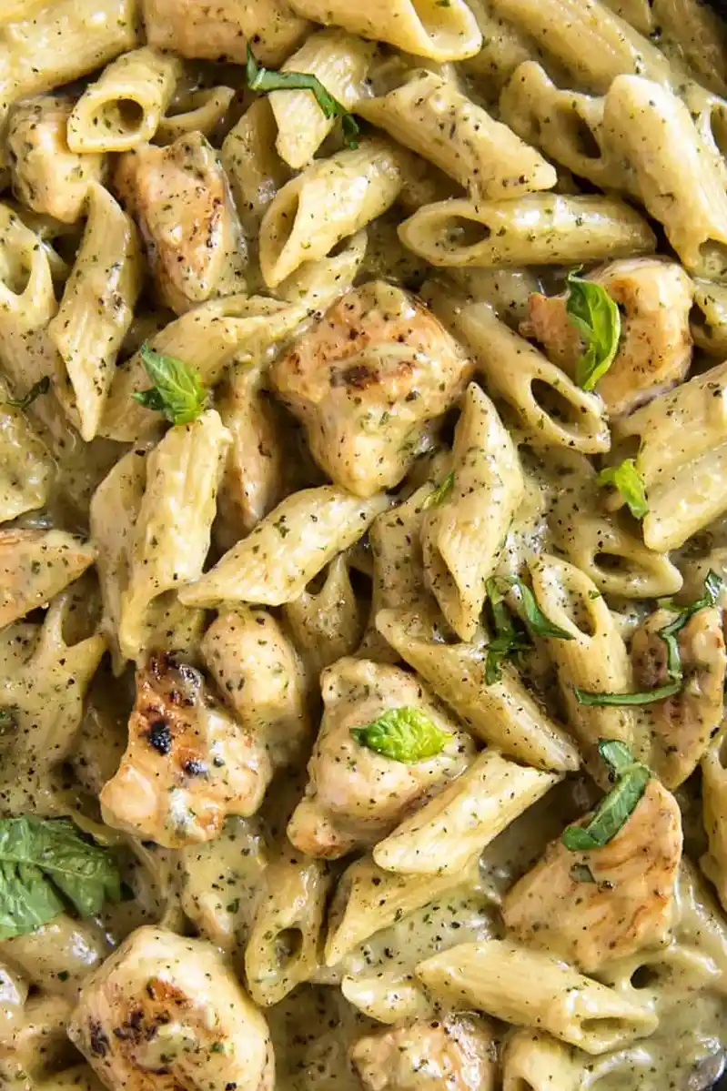Creamy Chicken Pesto Pasta 3 Recipe image