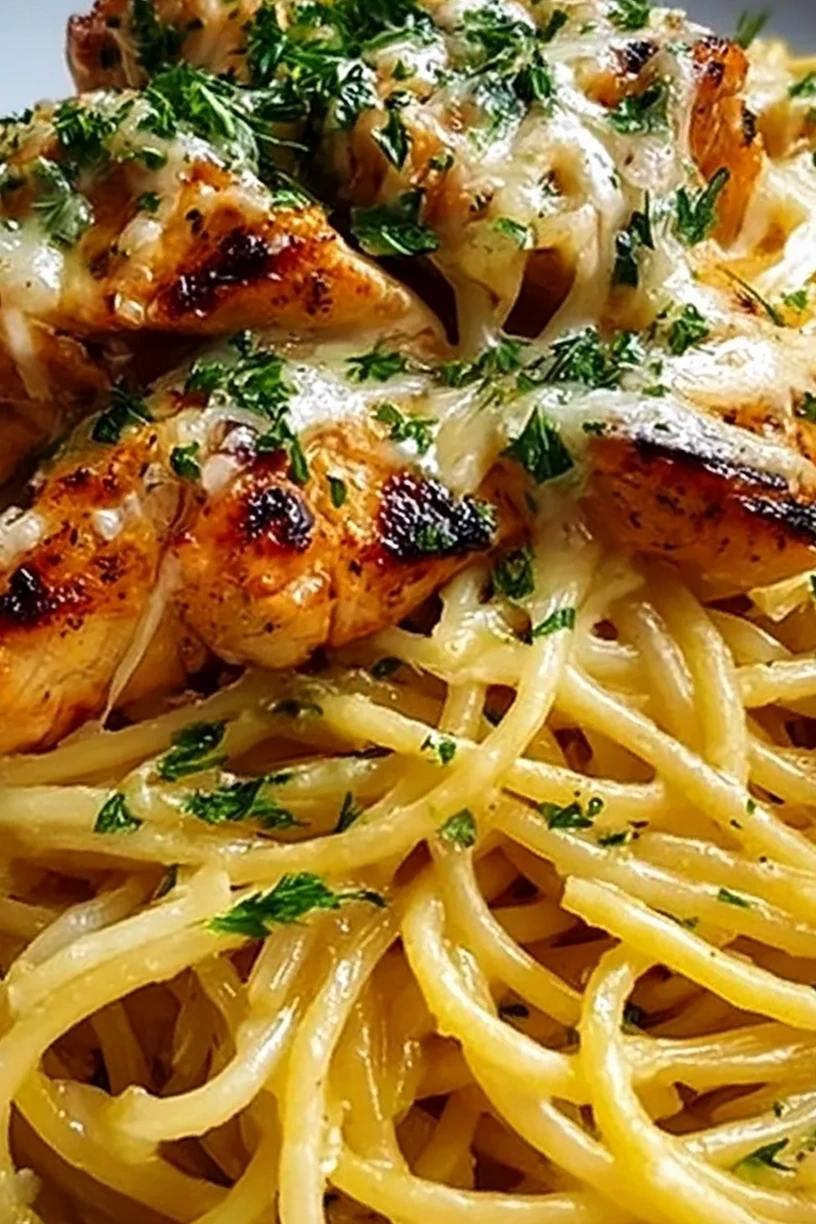 Creamy Monterey Chicken Spaghetti Bake 3 Recipe image