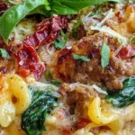 Creamy One-Pot Tuscan Ground Beef Pasta 4 Creamy One-Pot Tuscan Ground Beef Pasta
