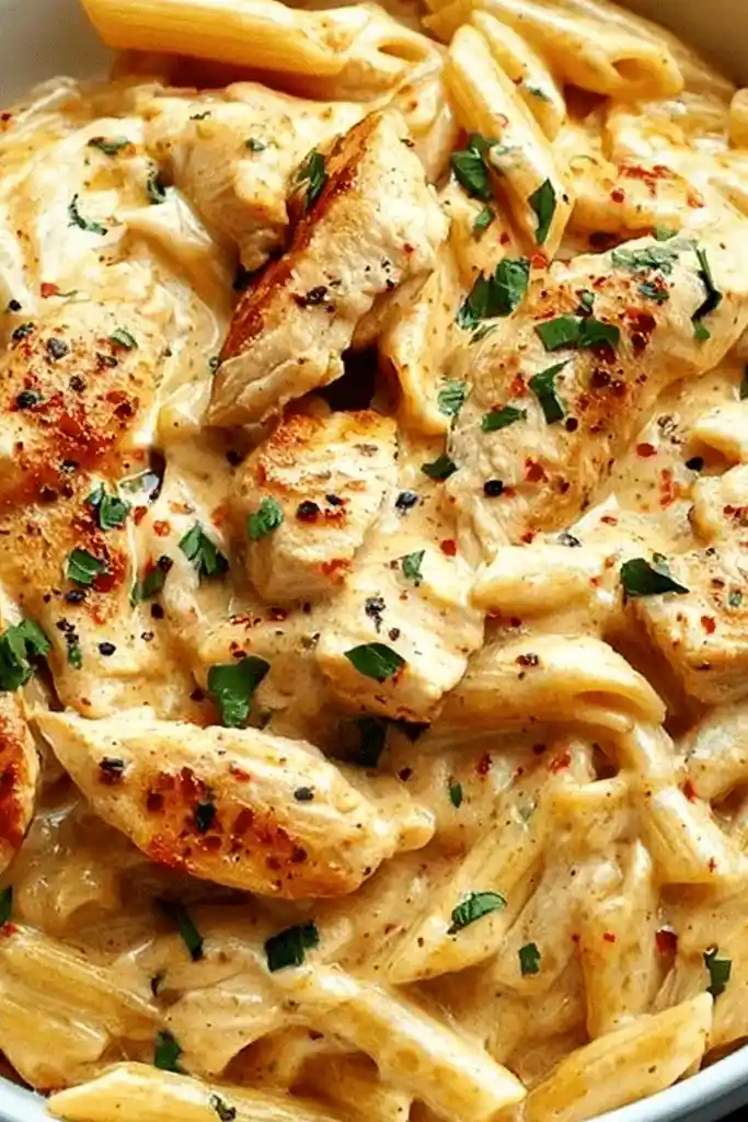 Creamy Slow Cooker Cajun Chicken Pasta 3 Recipe image