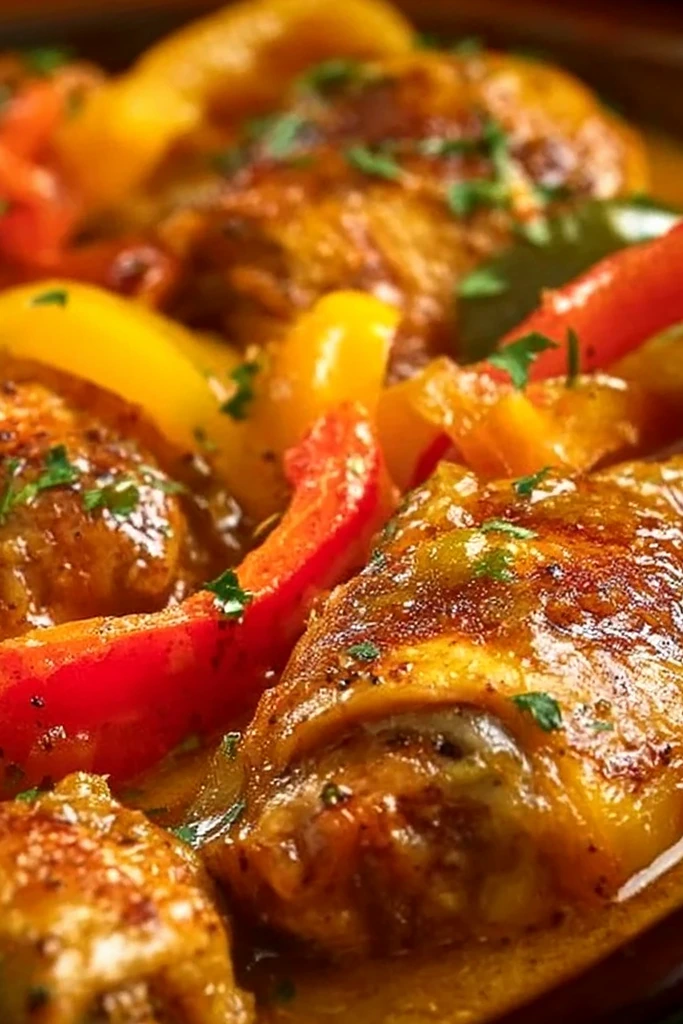 Crockpot Smothered Chicken Legs with Savory Brown Gravy 3 Recipe image