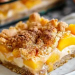Creamy Peach Cobbler Cheesecake Bars 4 Creamy Peach Cobbler Cheesecake Bars