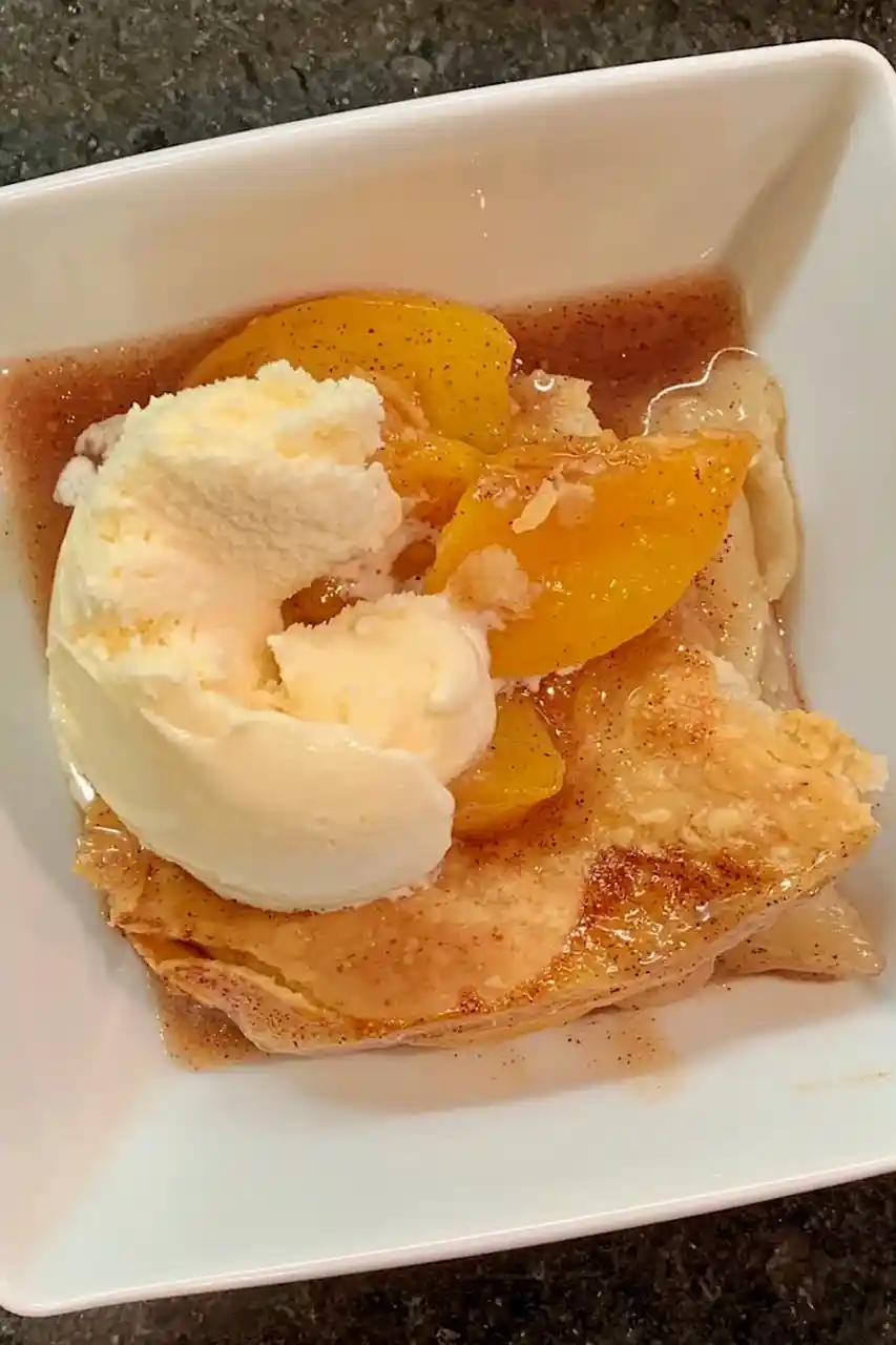 Double Crust Peach Cobbler 3 Recipe image