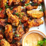 Crispy Smoky Oven Baked Chicken Wings 4 Crispy Smoky Oven Baked Chicken Wings