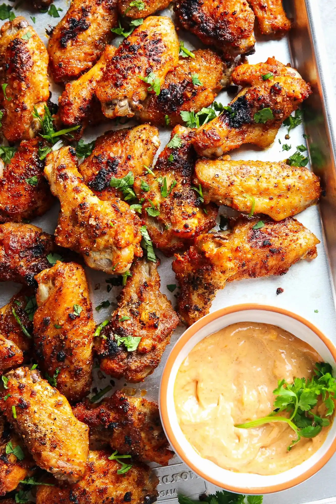 Crispy Smoky Oven Baked Chicken Wings 3 Recipe image