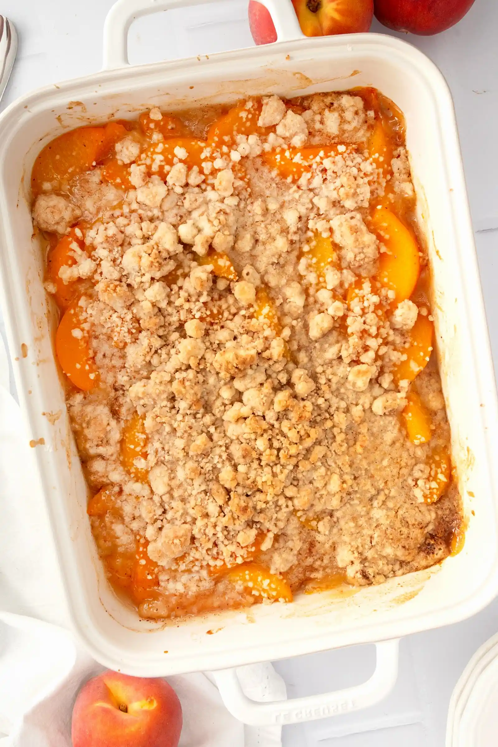 Easy Canned Peach Cobbler 3 Recipe image