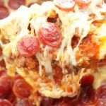 Slow Cooker Cheesy Pizza Dip 4 Slow Cooker Cheesy Pizza Dip