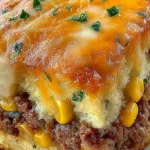 Hearty Ground Beef and Cornbread Casserole 4 Hearty Ground Beef and Cornbread Casserole