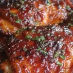 Slow Cooker Honey Garlic Chicken Thighs