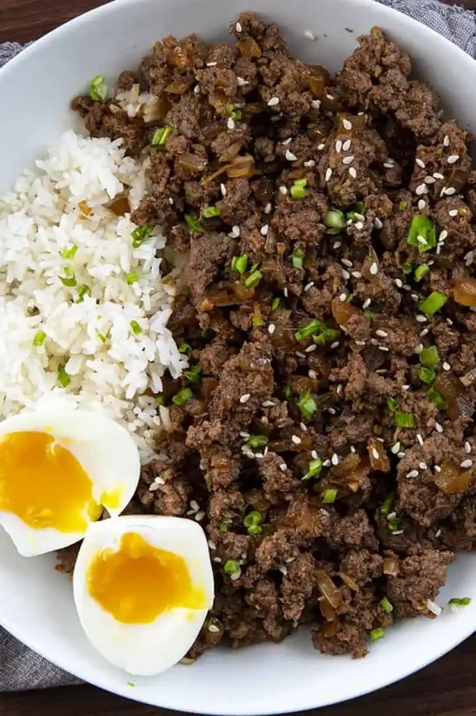 Quick Ground Beef Bulgogi Bowls