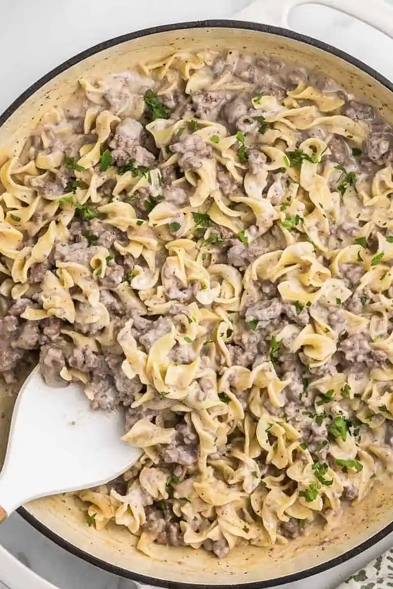 30-Minute Ground Beef Stroganoff 3 Recipe image