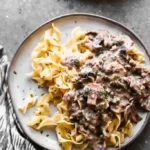 Quick and Healthy Ground Beef Stroganoff 4 Quick and Healthy Ground Beef Stroganoff