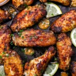 Crispy Lemon Garlic Air Fryer Chicken Wings 4 Crispy Lemon Garlic Air Fryer Chicken Wings