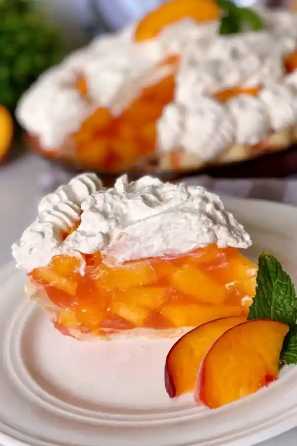 Easy No-Bake Fresh Peach Pie 3 Recipe image