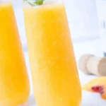 Creamy Frozen Peach Bellini 4 Creamy Frozen Peach Bellini