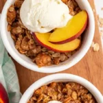 Small-Batch Peach Crisp for Two 4 Small-Batch Peach Crisp for Two