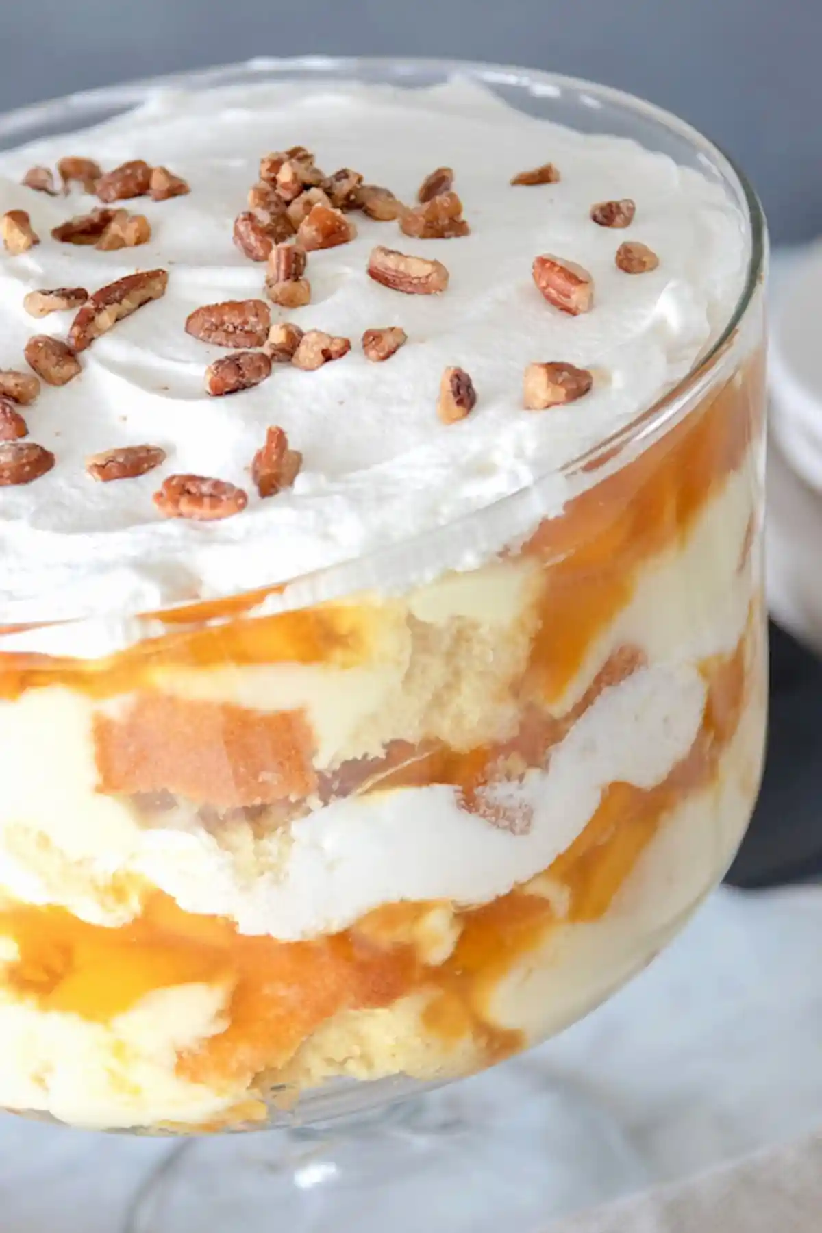 Creamy Peach Trifle Dessert 3 Recipe image