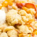 Easy Vegan Peach Cobbler 4 Easy Vegan Peach Cobbler