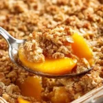 Easy Frozen Peach Crisp 4 Easy Frozen Peach Crisp