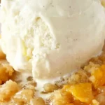Homemade Fresh Peach Crisp without Oats