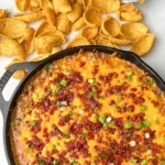Cheesy Ground Beef Chili Dip 4 Cheesy Ground Beef Chili Dip