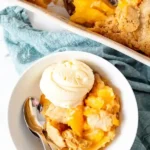 Easy Frozen Peach Cobbler 4 Easy Frozen Peach Cobbler