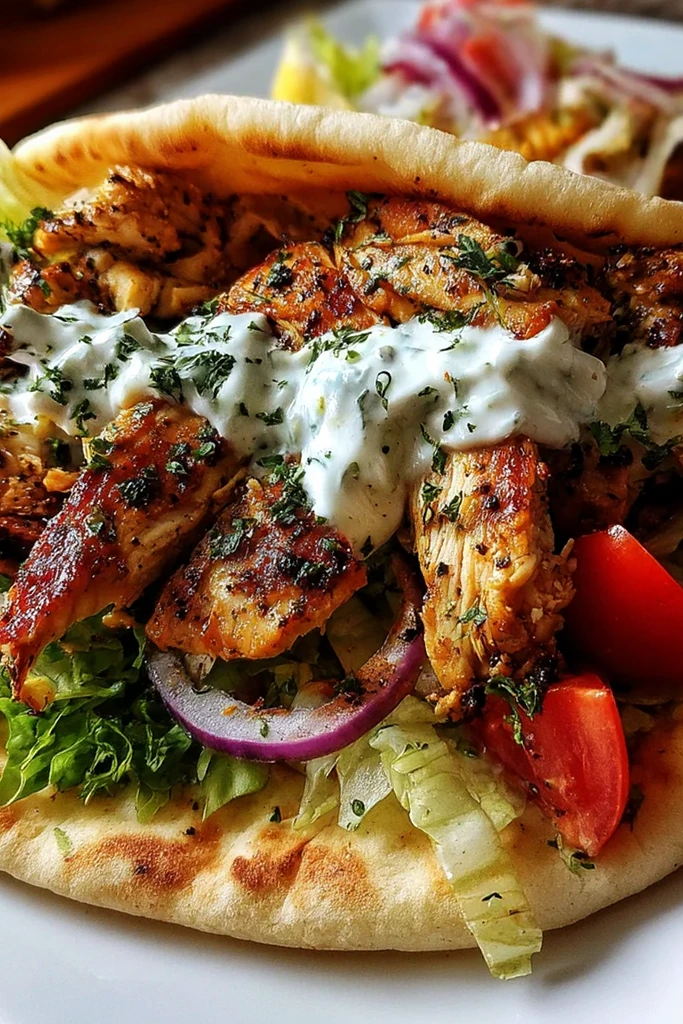 Greek Chicken Gyros with Lemon-Herb Marinade 3 Recipe image