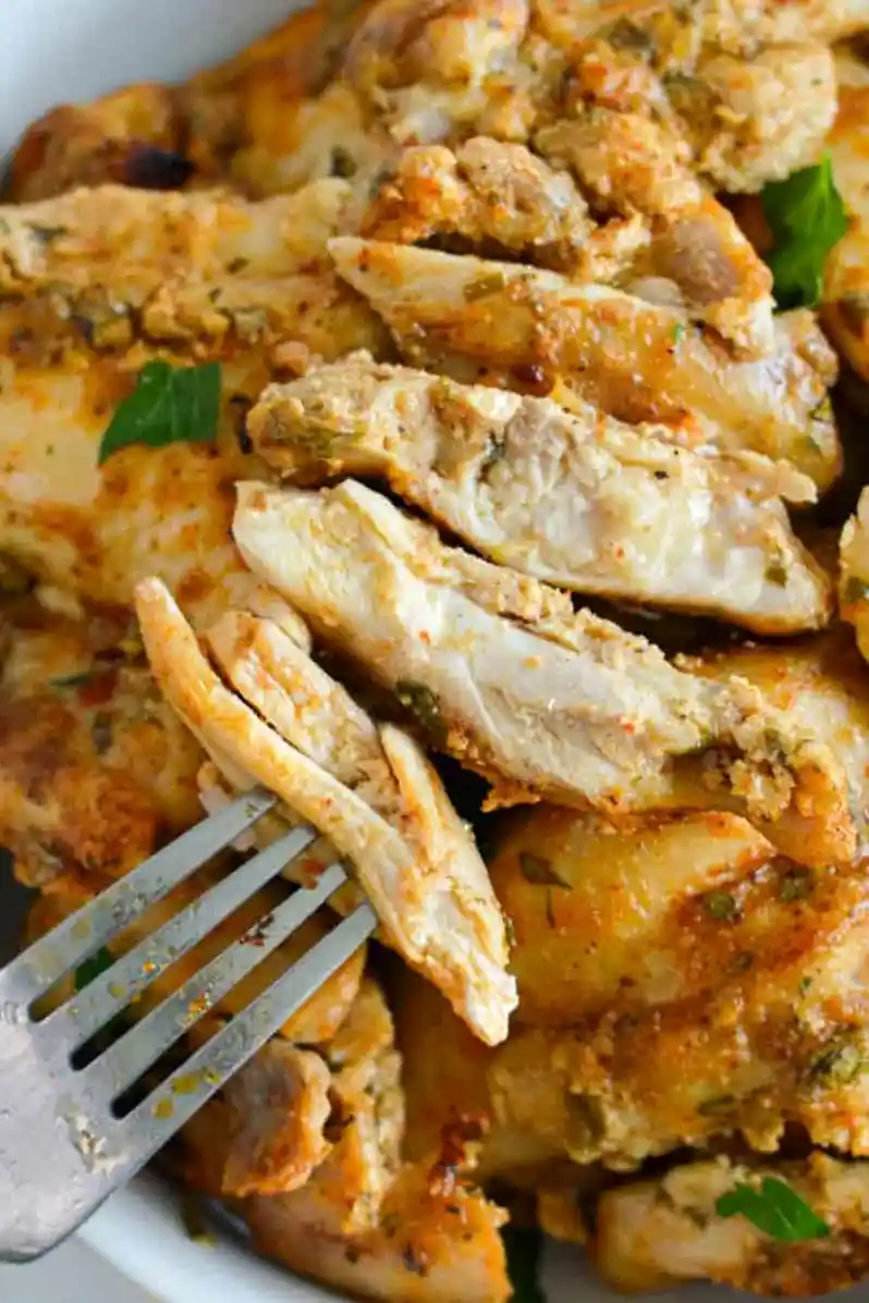 Greek Yogurt Marinated Chicken Thighs 3 Recipe image