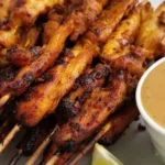 Savory Grilled Chicken Satay with Creamy Peanut Dip 4 Savory Grilled Chicken Satay with Creamy Peanut Dip