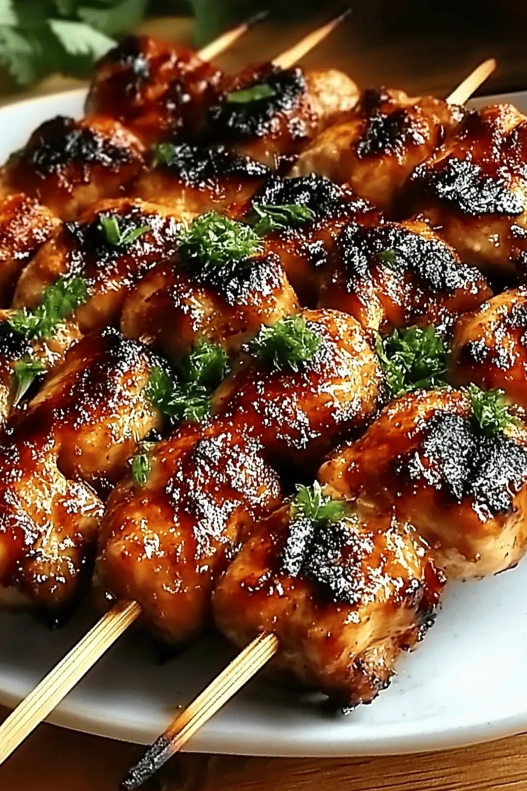 Tropical Coconut Ginger Chicken Skewers 3 Recipe image