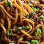 Easy Ground Beef Mongolian Noodles 4 Easy Ground Beef Mongolian Noodles