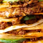 Savory Ground Beef Quesadillas with Avocado 4 Savory Ground Beef Quesadillas with Avocado