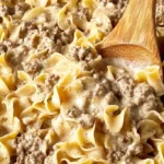 Creamy Ground Beef Stroganoff with Egg Noodles 4 Creamy Ground Beef Stroganoff with Egg Noodles